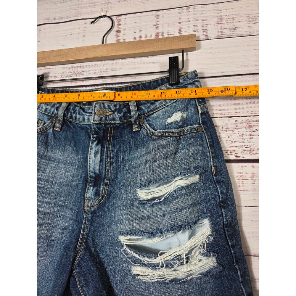 Kancan women's Denim Distressed Shorts size 7 - Picture 4 of 5